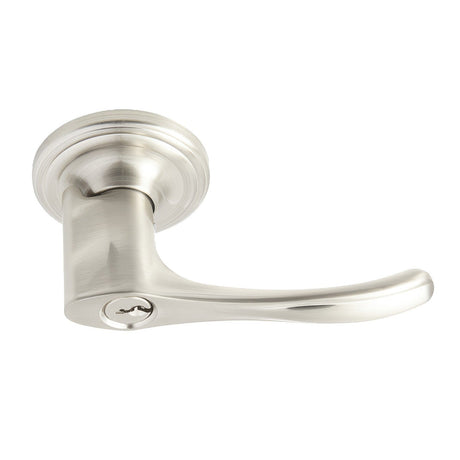 Better Home Products 22515SN satin nickel keyed entry door lever
