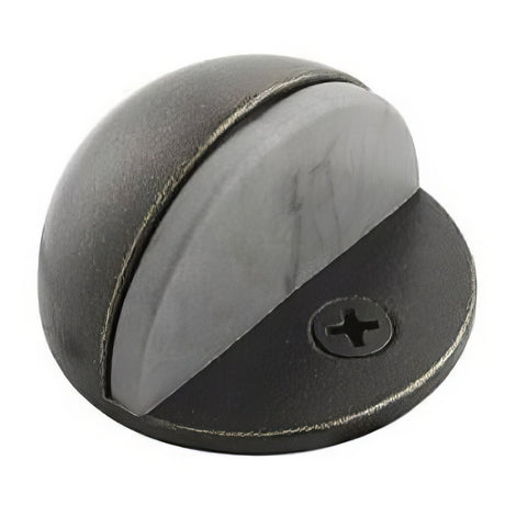 Emtek 2251MB Brass Modern, Classic Brass, Designer Brass, Lost Wax / Tuscany Bronze, Sandcast Bronze floor mounted door stop,