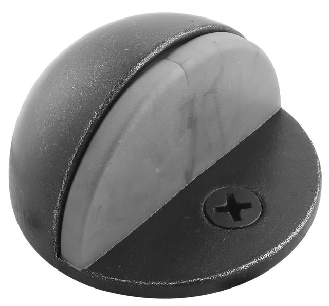 Emtek 2251US19 flat black floor mounted door stop