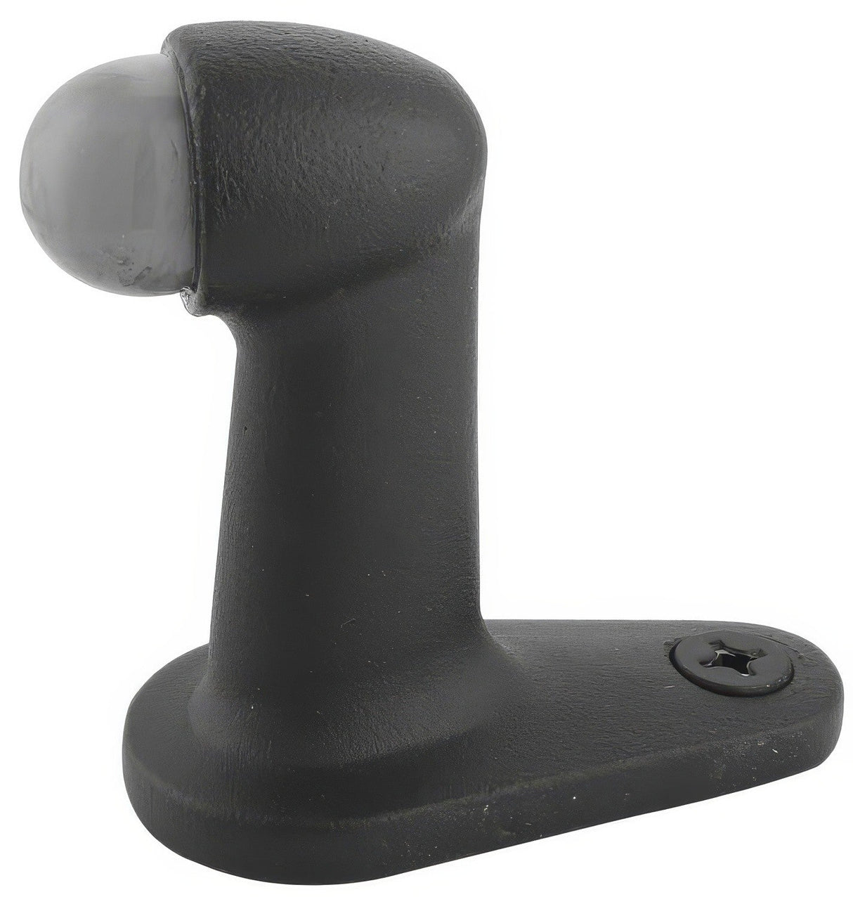 Emtek 2253US19 flat black floor mounted door stop