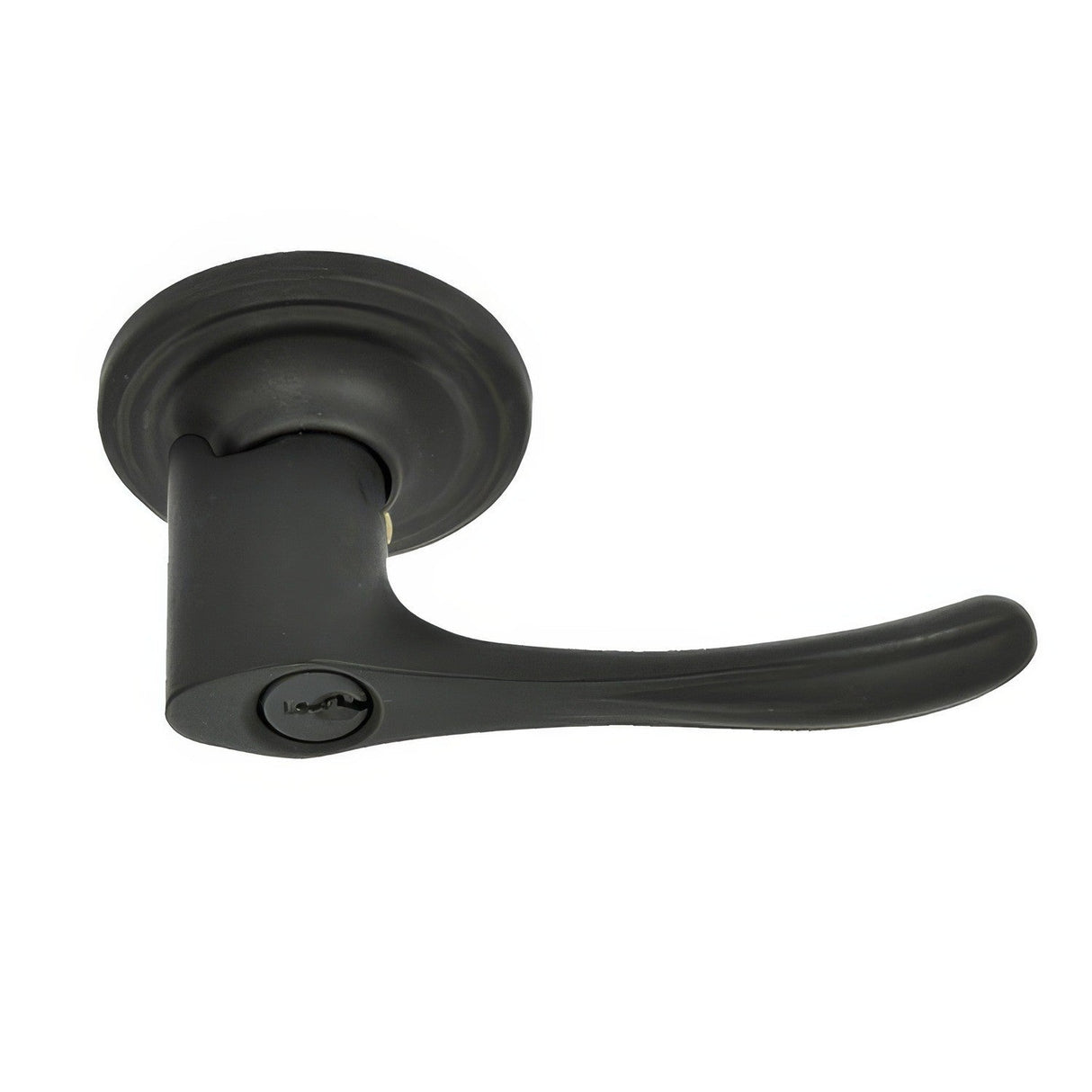 Better Home Products 22544BLK matte black keyed entry door lever