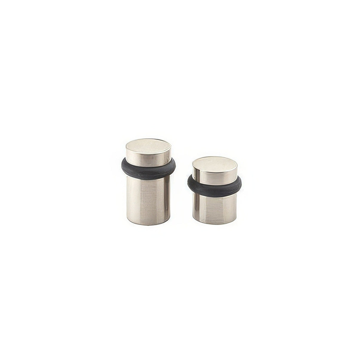 Emtek 2257US15 satin nickel cylindrical floor bumper
