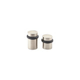 Emtek 2257US15 satin nickel cylindrical floor bumper