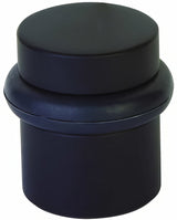 Emtek 2257US19 flat black cylindrical floor bumper