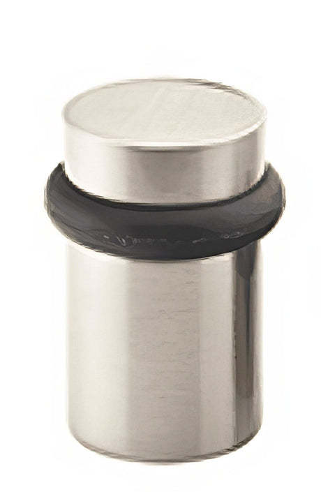 Emtek 2258US15 satin nickel cylindrical floor bumper