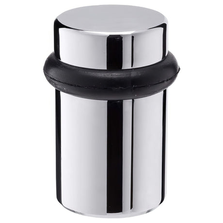 Emtek 2258US26 bright chrome cylindrical floor bumper