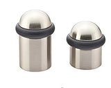 Emtek 2259US26 bright chrome cylindrical floor bumper
