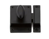 Emtek 2270US19 flat black cabinet latch