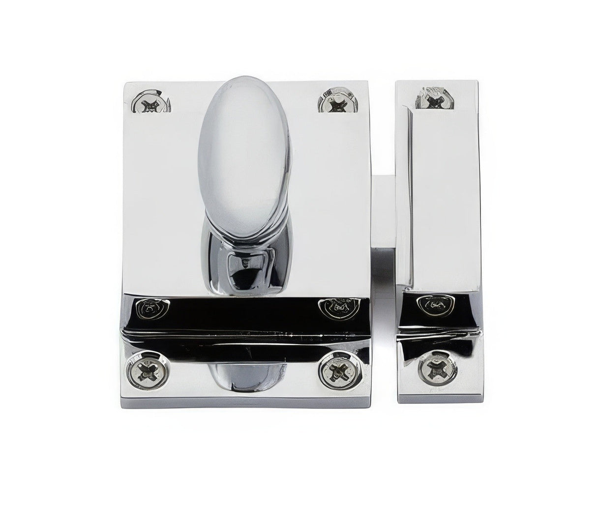 Emtek 2270US26 bright chrome cabinet latch