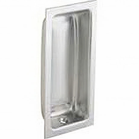 Ives 227B26D satin chrome flush pull