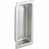 Ives 227B26D satin chrome flush pull