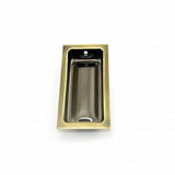 Ives 227B5 antique brass flush pull