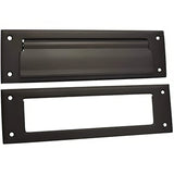 Emtek 13-1/16" Length x 3-3/8" Height Solid Brass Mail Slot