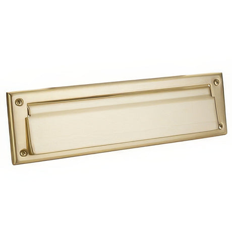 Emtek 2280US4 satin brass mail slot