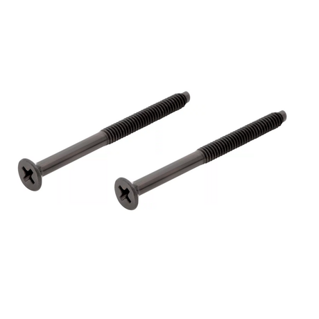 Kwikset Signature Keyed Entry Door Lever in Venetian Bronze and Matte Black