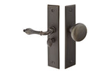 Emtek 2291MBLH Left Hand Rectangular Style Screen Door Lock Medium Bronze Finish