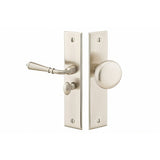 Emtek 2291US15RH satin nickel screen door lockset