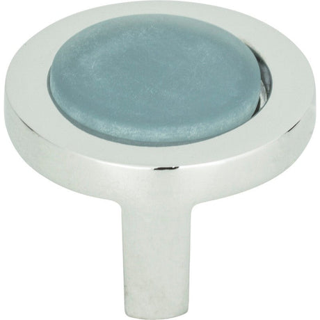Atlas Homewares 229-BLU-CH polished chrome cabinet knob