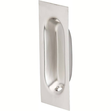 Ives 22B26D satin chrome flush pull