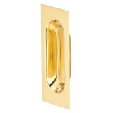 Ives 22B3 polished brass flush pull