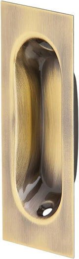 Ives 22B5 antique brass flush pull