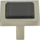 Atlas Homewares 230-BLK-BRN brushed nickel cabinet knob