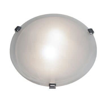 Access Lighting 23019-CH/WH chrome / white flushmount light