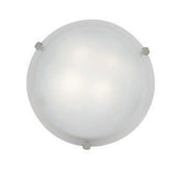 Access Lighting 23019GU-PB/WH polished brass / white flushmount light