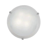 Access Lighting 23019GU-RU/ALB rust / alabaster flushmount light