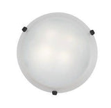 Access Lighting 23019GU-WH/ALB white / alabaster flushmount light