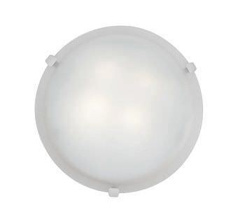 Access Lighting 23019GU-WH/WH white / white flushmount light