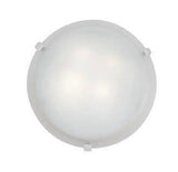 Access Lighting 23019GU-WH/WH white / white flushmount light