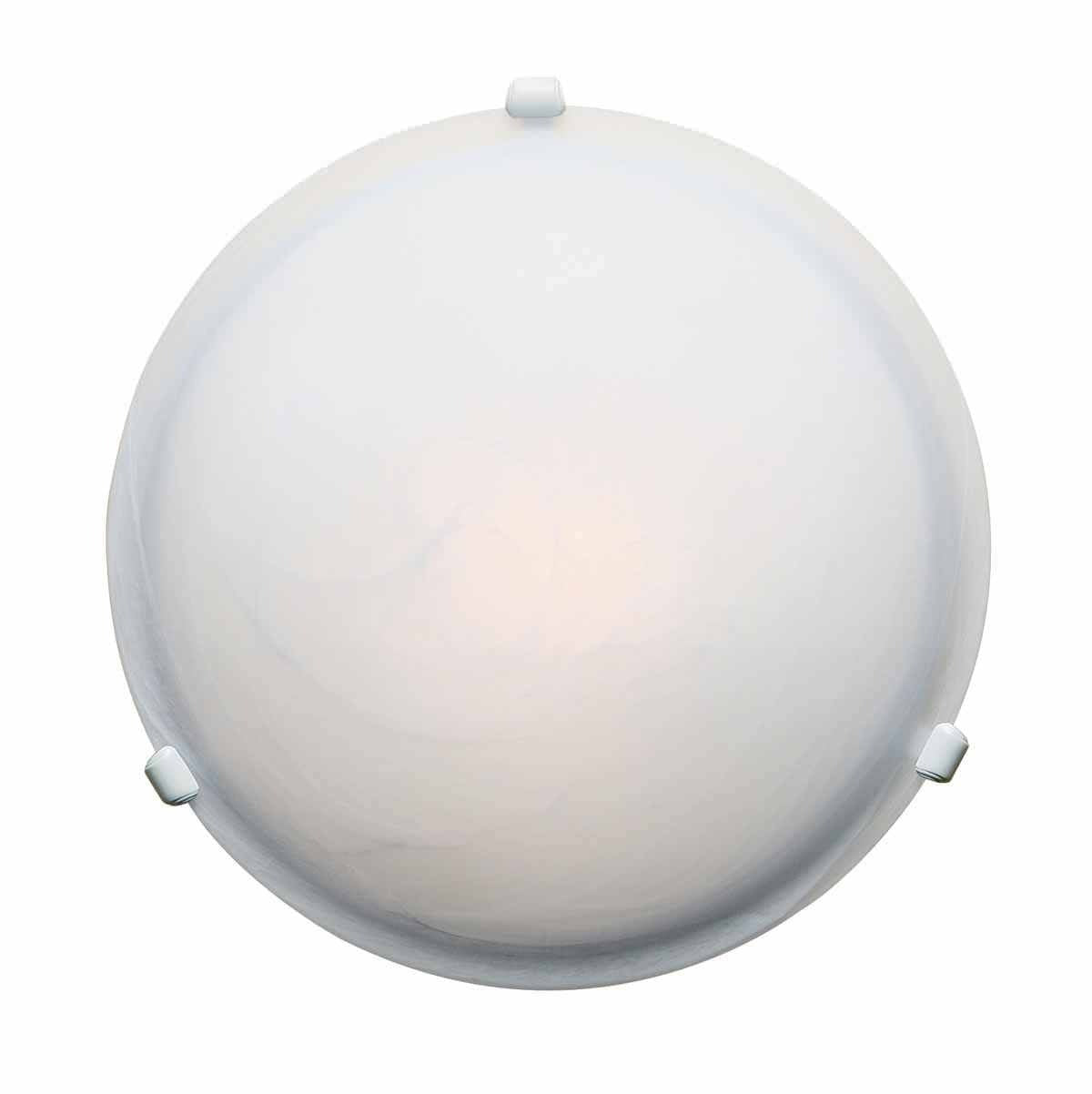 Access Lighting 23020-WH/WH white / white flushmount light