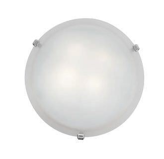 Access Lighting 23020GU-RU/ALB rust / alabaster flushmount light