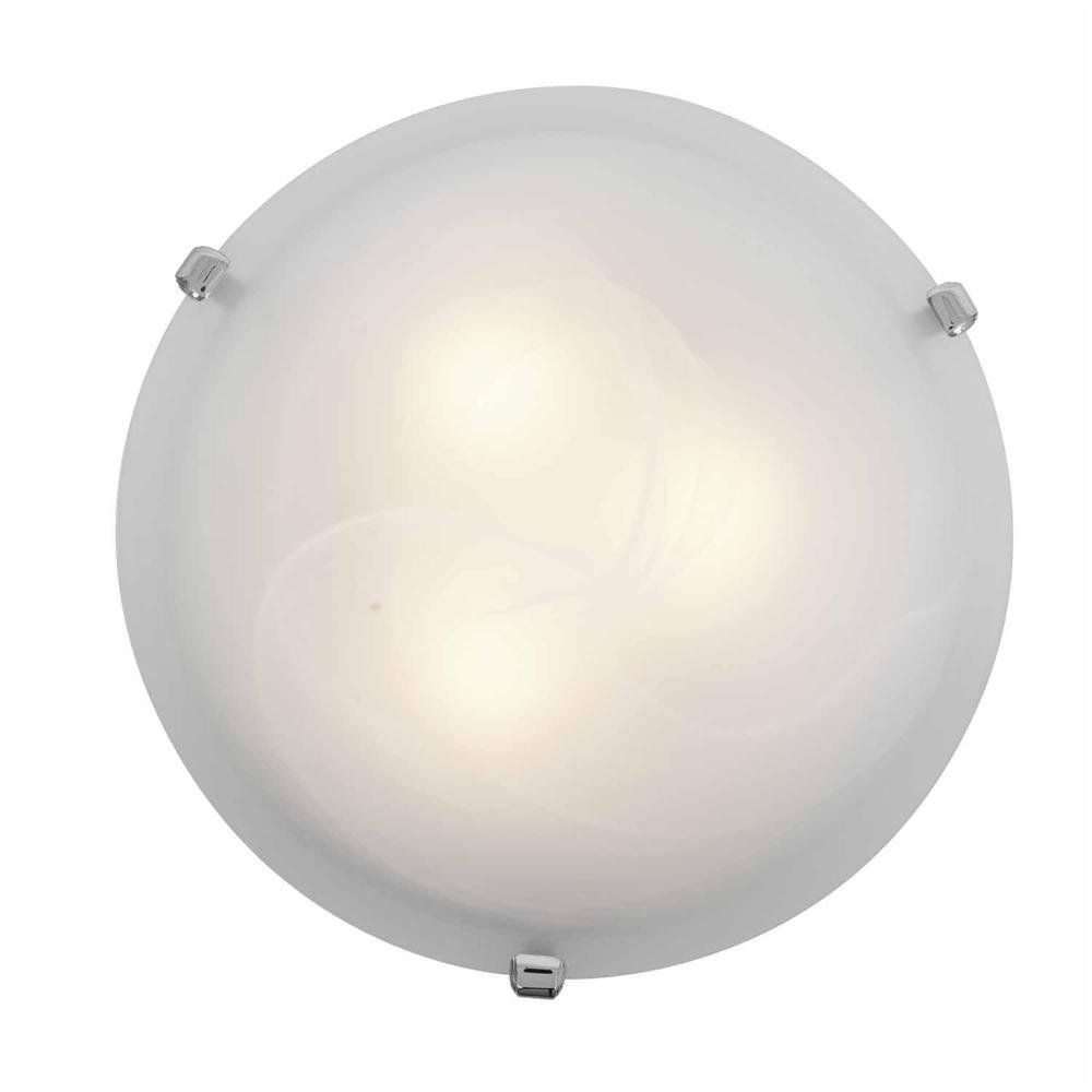 Access Lighting 23021GU-CH/WH chrome / white flushmount light