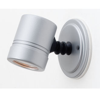 Access Lighting 23025MG-SILV/CLR silver / clear outdoor wall sconce