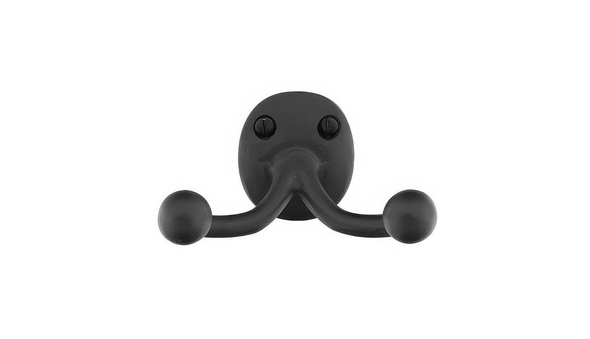 Emtek 2306FB flat black robe hook