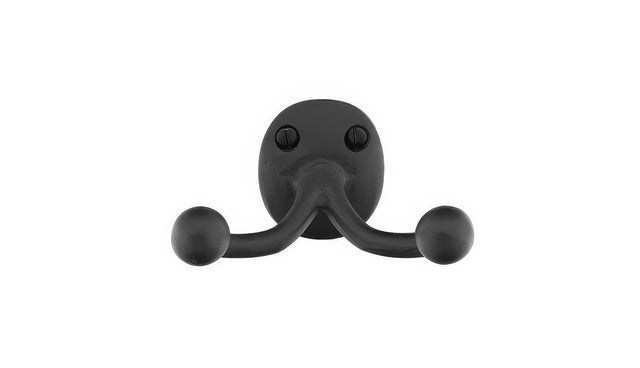 Emtek 2306FB flat black robe hook