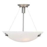 Access Lighting 23071-BRZ/WHT bronze / white semi flush ceiling light