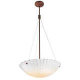 Access Lighting 23081-BRZ/WHT bronze / white pendant light