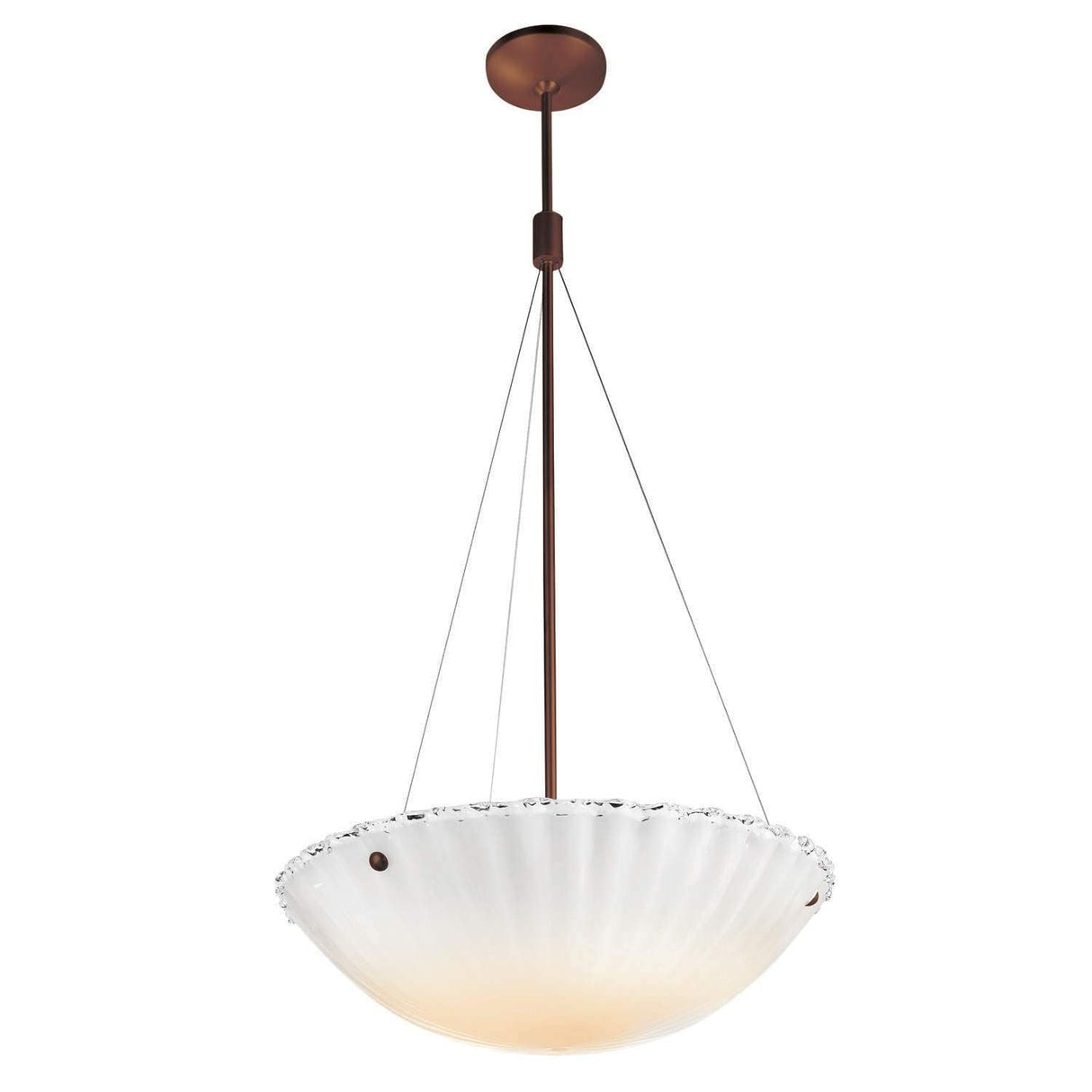 Access Lighting 23082-BRZ/WHT bronze / white pendant light