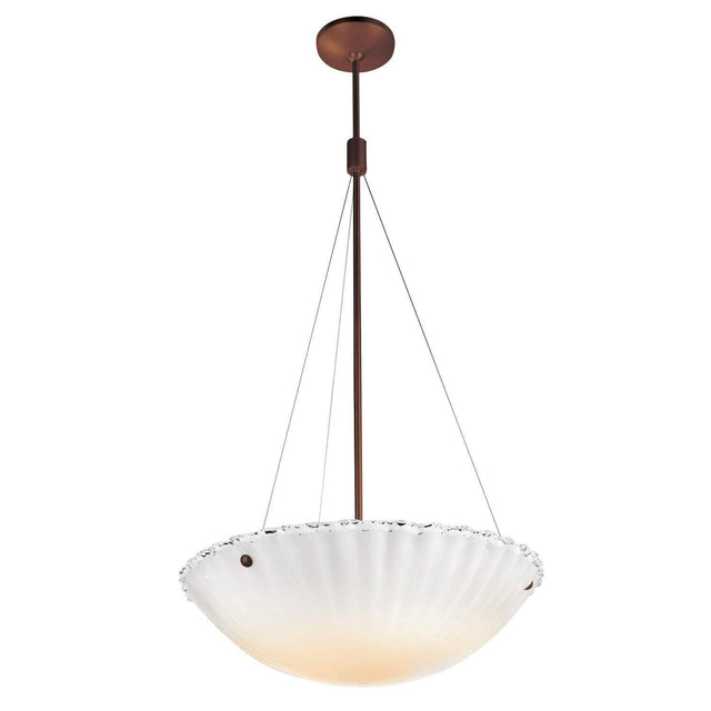 Access Lighting 23082-BRZ/WHT bronze / white pendant light