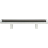Atlas Homewares 231-BLK-CH polished chrome cabinet pull
