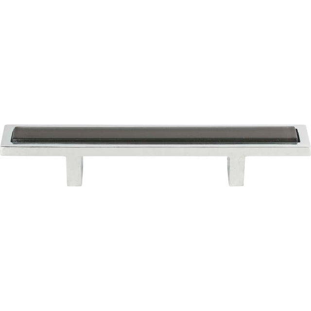 Atlas Homewares 231-BLK-CH polished chrome cabinet pull