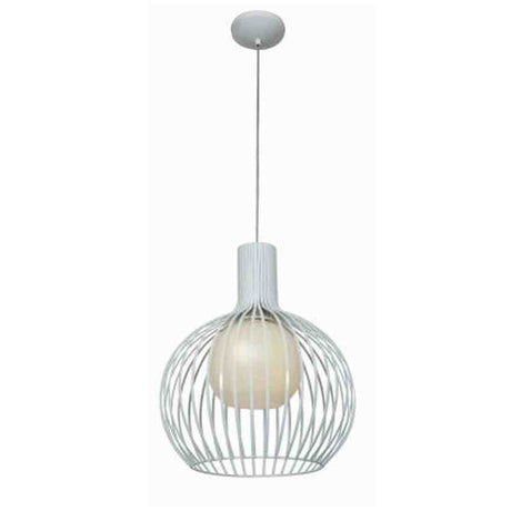 Access Lighting 23435-WH/OPL white pendant light