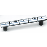 Laurey 23519 235 Kama Target 3" Zinc Flower Cabinet Pull Rust