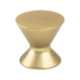 Berenson 2363-1MDB-P modern brushed gold cabinet knob