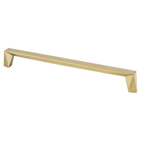 Berenson 2366-1MDB-P modern brushed gold cabinet handle pull
