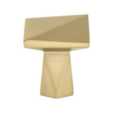 Berenson 2368-1MDB-P Swagger cabinet knob in satin stainless, additional view