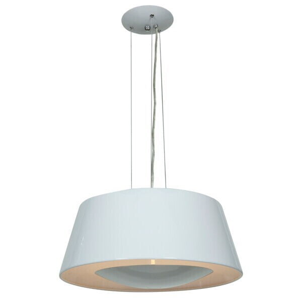 Access Lighting 23765-GWH glossy white pendant light